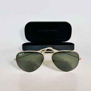 Ray-Ban Gold Large Metal Aviator Sunglasses RB3025 001/58 58-14 FRAMES ONLY